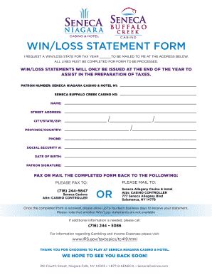 seneca niagara casino promotions|seneca niagara casino win loss statement 2021.
